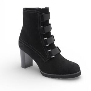 Blondo Ripley Waterproof Black Suede Booties – 6M